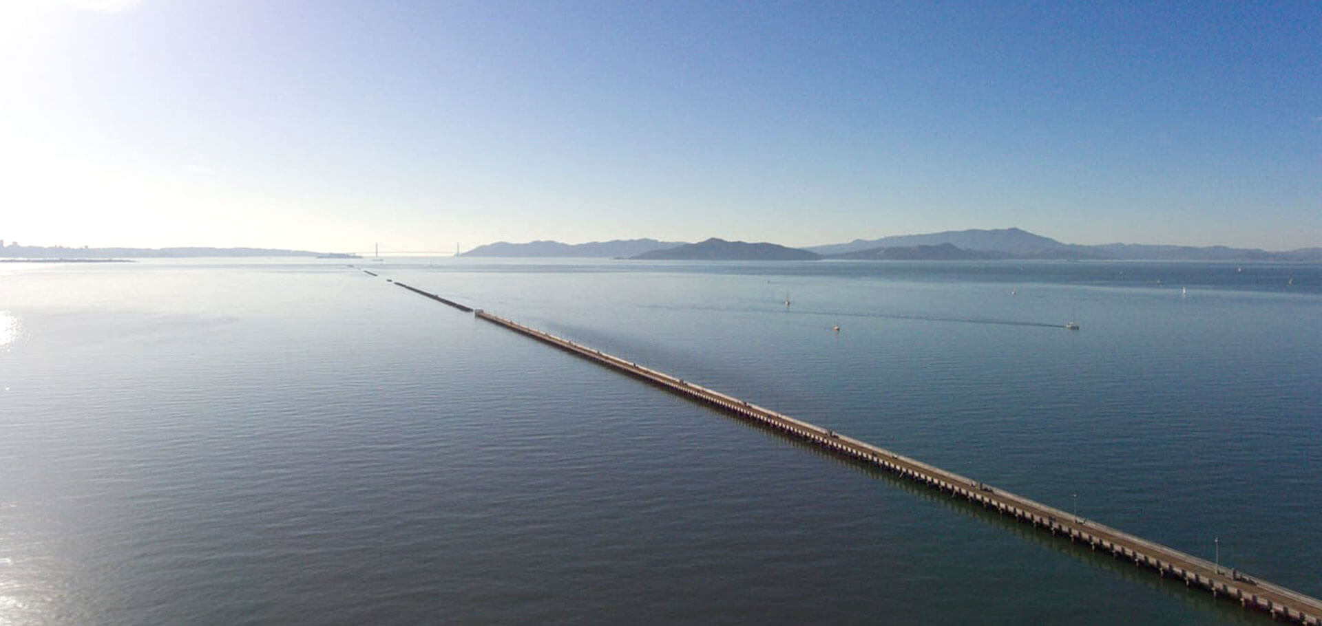 Road into Pacific Ocean