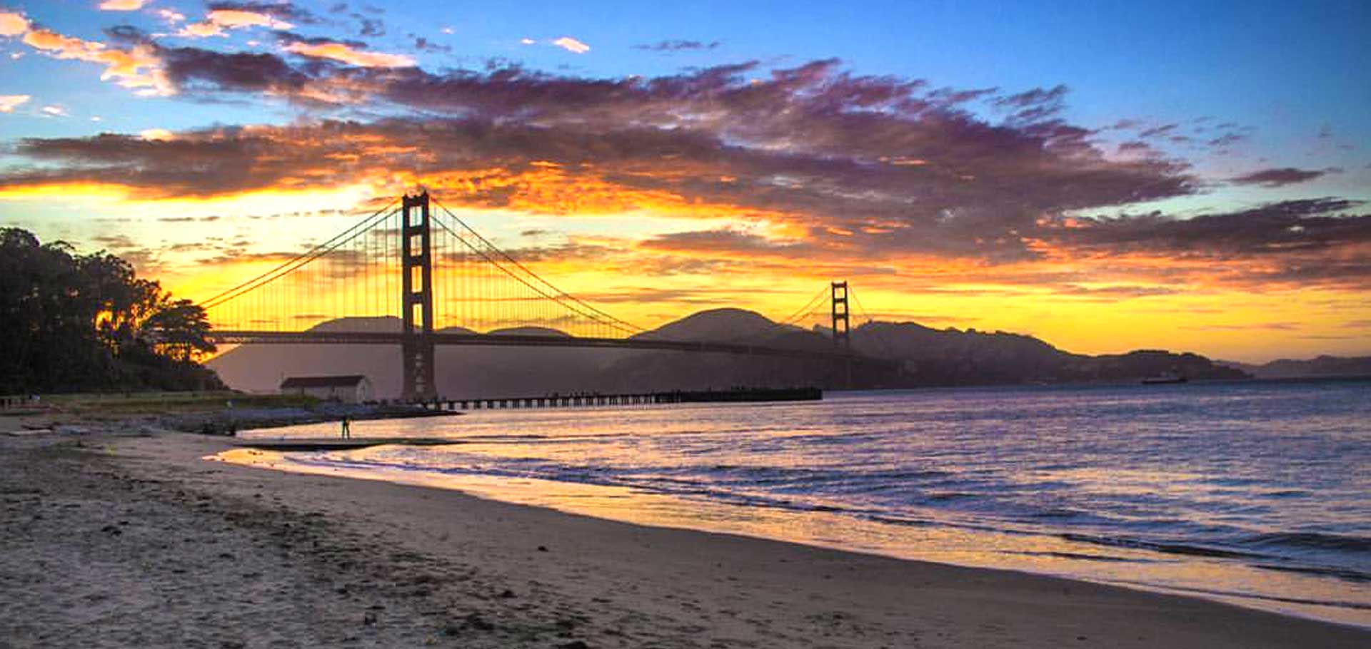 View of Golden Gate Bridge